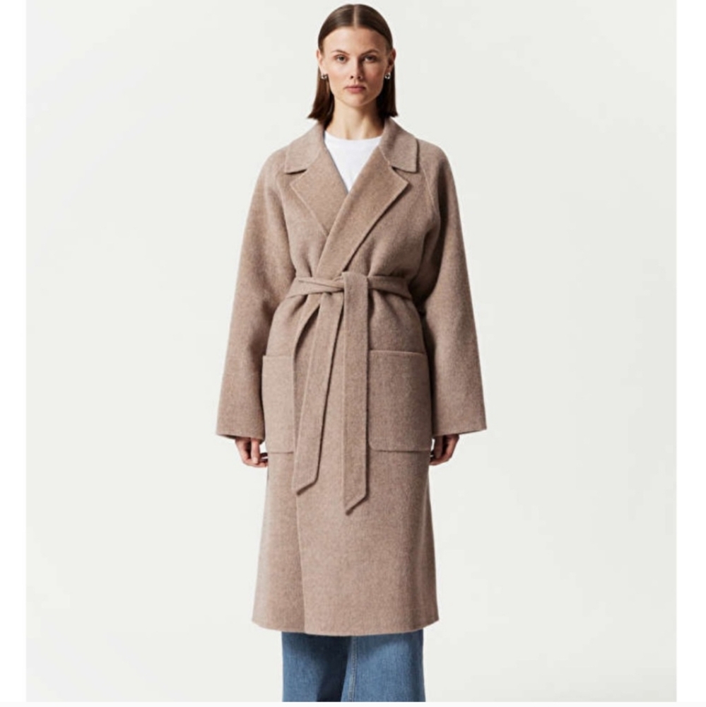 & Other Stories Camel Wool Coat